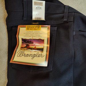 Wrangler stretch denim boot jeans regular fit Size 46x30